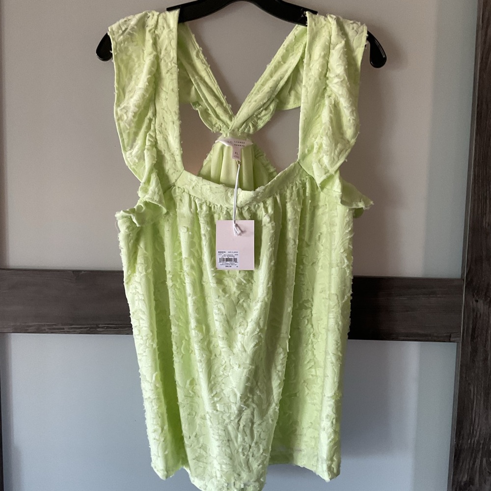 NWT- Ruffle Tank